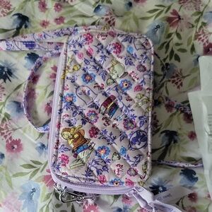 Vera Bradley Purple Floral Quilted Bag